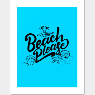 Sea you soon [Positive tropical motivation] Posters and Art